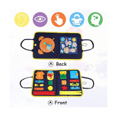 Vicabo Lernspielzeug Lerntafel aus Filz Motorikspielzeug fur Kinder Развивающие игрушки Обучающая доска из фетра Двигательные игрушки для детей