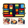 Vicabo Lernspielzeug Lerntafel aus Filz Motorikspielzeug fur Kinder Развивающие игрушки Обучающая доска из фетра Двигательные игрушки для детей