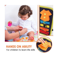 Vicabo Lernspielzeug Lerntafel aus Filz Motorikspielzeug fur Kinder Развивающие игрушки Обучающая доска из фетра Двигательные игрушки для детей