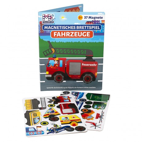 MAGNIKON Magnetspiel Die Fahrzeuge Магнитная игра Транспортные средства
