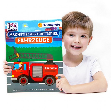 MAGNIKON Magnetspiel Die Fahrzeuge Магнитная игра Транспортные средства