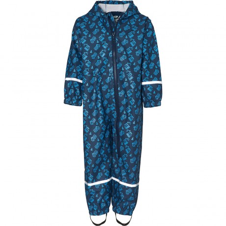 Playshoes Regenoverall mit Kapuze Baustelle fur Jungen Дождевик с капюшоном для стройплощадки для мальчиков