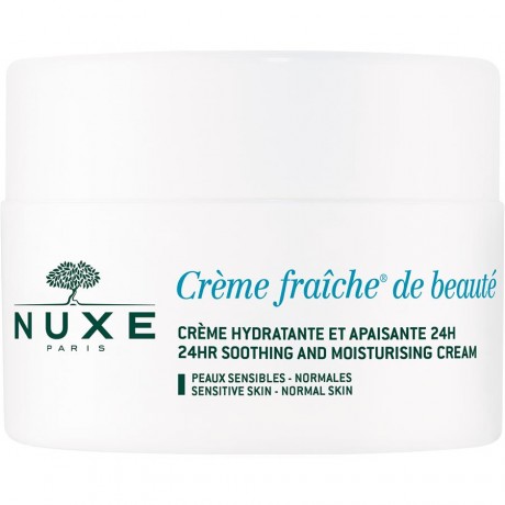 Nuxe (Нюкс) 24h Feuchtigkeitsspendend und Hautberuhigend 24HR Soothing and Moisturising Cream Крем Creme fraiche de beaute, Дневной крем для лица, sensible Haut - normale Haut / Дневной крем для лица, 50 мл