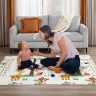 Baby Vivo Spielmatte Spielteppich doppelseitig Zoo Playmat Playmat двухсторонний зоопарк