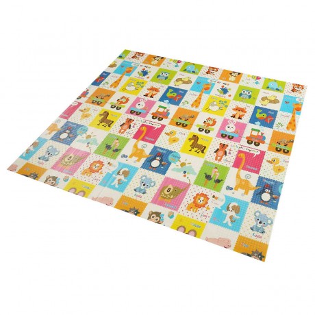 Baby Vivo Spielmatte Spielteppich doppelseitig Zoo Playmat Playmat двухсторонний зоопарк