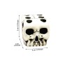 Vicabo Wurfel Schadel Wurfel-2tlg Wurfelspiele fur Kinder Dice Skull Dice-2-part Игры в кости для детей