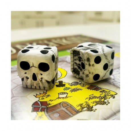 Vicabo Wurfel Schadel Wurfel-2tlg Wurfelspiele fur Kinder Dice Skull Dice-2-part Игры в кости для детей