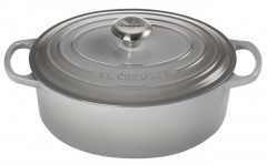 Le Creuset LE CREUSET Br\u00e4ter Oval Perlgrau SIGNATURE grau LE CREUSET Br&amp;gt;4ter Oval Pearl Grey SIGNATURE