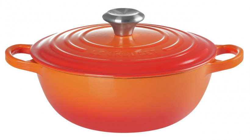 Le Creuset LE CREUSET La Marmite 24cm Ofenrot SIGNATURE orange LE CREUSET La Marmite 24см духовка красный SIGNATURE