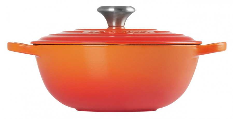 Le Creuset LE CREUSET La Marmite 24cm Ofenrot SIGNATURE orange LE CREUSET La Marmite 24см духовка красный SIGNATURE
