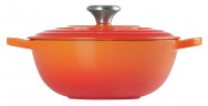 Le Creuset LE CREUSET La Marmite 24cm Ofenrot SIGNATURE orange LE CREUSET La Marmite 24см духовка красный SIGNATURE