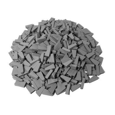 LEGO LEGO 2x1x3 Schragstein Hellgrau - 500 Stuck - Light bluish grey slope 4460b LEGO 2x1x3 Schragstein Lichtgrau - 500 штук - Светло-голубовато-серый склон 4460b