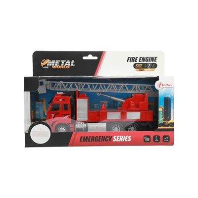 Toi-Toys Feuerwehrauto aus Metal ausziehbare Leiter Massstab 1:38 Металлическая пожарная машина с выдвижной лестницей Масштаб 1:38