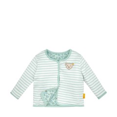 Steiff Wendejacke Jungle Feeling aus wattiertem Jersey Outdoorjacken Двусторонняя куртка Jungle Feeling из утепленного трикотажа Куртки для активного отдыха