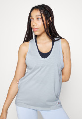 Tommy Hilfiger REGULAR TEE  Top breezy blue ОБЫЧНАЯ ФУТБОЛКА Верх свежий синий