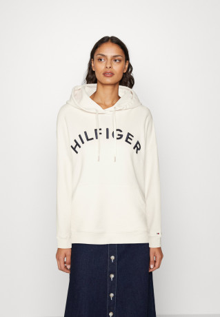 Tommy Hilfiger VARSITY HOODIE Sweatshirt weathered white МУЖСКАЯ ХУДИ Толстовка выветрившийся белый