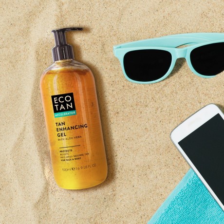 EcoTan Tan Accelerator fur Gesicht und Korper  Ускоритель загара для лица и тела