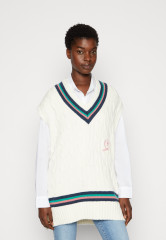 Tommy Hilfiger ICON  VEST SWEATER Jumper ecru ЖИЛЕТ ICON СВИТЕР Джемперы экрю