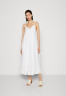 Tommy Hilfiger LONG DRESS  Maxi dress optic white ДЛИННОЕ ПЛАТЬЕ Платье макси оптический белый