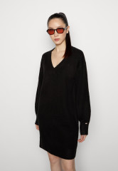 Tommy Hilfiger SHORT DRESS Jumper dress black КОРОТКОЕ ПЛАТЬЕ платье-джемпер черный