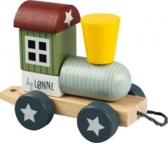 P:OS Hej Lonne Eisenbahn inkl. Jutebeutel Железная дорога Hej Lonne с джутовым мешком