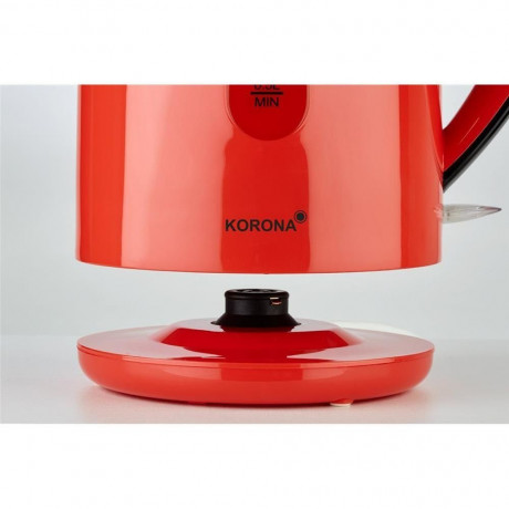 KORONA KORONA Wasserkocher 20132, rot 1,7 Liter 2200 Watt Dampfstopp Uberhitzungsschutz Beere Чайник KORONA 20132, красный 1,7 литра 2200 Вт паровая остановка защита от перегрева
