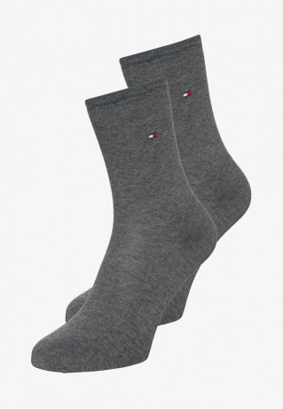 Tommy Hilfiger WOMEN SOCK CASUAL 2 PACK Socks middle grey melange НАБОР ЖЕНСКИХ НОСОК CASUAL 2 PACK Носки средний серый меланж