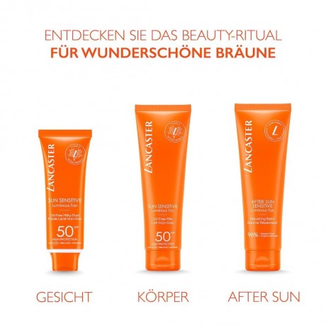 Lancaster Clean Sun Sensitive Oil Free Body Milk SPF 50  Молочко для тела Clean Sun Sensitive без масла SPF 50