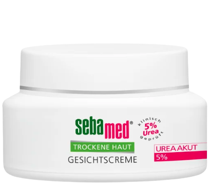 sebamed Tagescreme trockene Haut Urea Akut 5%, Cебамед Крем для лица c мочевиной 5% и бисаболом для сухой кожи 50 мл