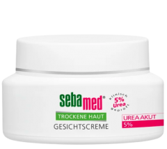 sebamed Tagescreme trockene Haut Urea Akut 5%, Cебамед Крем для лица c мочевиной 5% и бисаболом для сухой кожи 50 мл