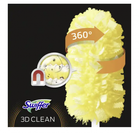 Swiffer  Staubmagnet 360 Tucher Nachfullpack, 5 packs x 5 Stk, Свиффер Сменные насадки 360 градусов против пыли для магнитной щетки, 5 штук x 5 упаковок