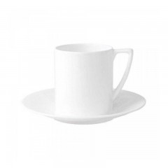 Wedgwood Wedgwood 'Jasper Conran' Espressotasse 0,08 L mit Untertasse 2-tlg. Wedgwood "Jasper Conran" Чашка для эспрессо 0,08 л с блюдцем 2 шт.