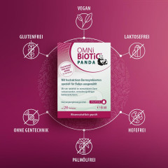 OMNI-BIOTIC Panda Tropfen, Пробиотик в каплях Омни-биотик Панда для детей с рождения, 4 штамма полезных бактерий, 8мл (курс на 28 дней)