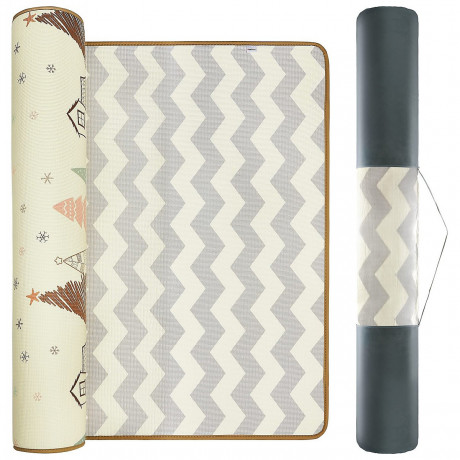 mamabrum Doppelseitige  Krabbelmatte 180 x 150 x 2 cm Rutschfest Двусторонний коврик для ползания 180 x 150 x 2 см