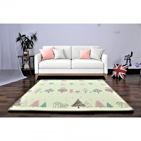 mamabrum Doppelseitige  Krabbelmatte 180 x 150 x 2 cm Rutschfest Двусторонний коврик для ползания 180 x 150 x 2 см