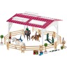 Schleich Schleich Horse Club 42389 Reitschule mit Reiterinnen und Pferden Schleich Horse Club 42389 Школа верховой езды с всадниками и лошадьми