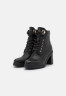Tommy Hilfiger OUTDOOR LACE UP BOOT High heeled ankle boots black OUTDOOR LACE UP BOOT Ботильоны на высоком каблуке черный