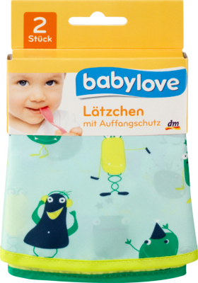 babylove нагрудник , grün, 1 шт
