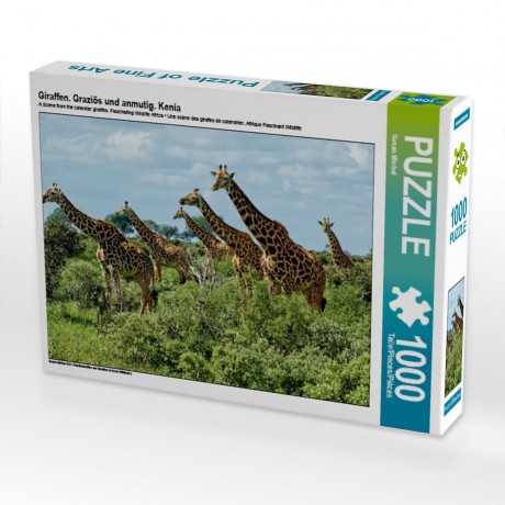 CALVENDO Puzzle CALVENDO Puzzle Giraffen. Grazios und anmutig. Kenia Пазл CALVENDO Пазл жирафы. Изящный и грациозный. Кения