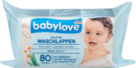babylove Влажные салфетки, 80 шт