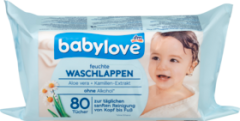 babylove Влажные салфетки, 80 шт