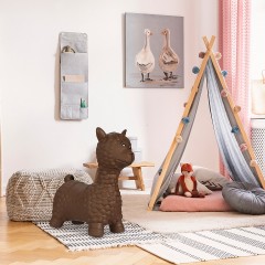 relaxdays Hupftier Lama in Braun Копытная лама в коричневом цвете