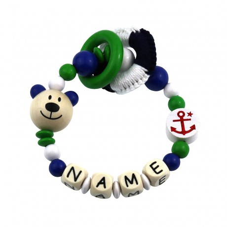 elefantasie Greifling Seebar personalisiert mit Namen Игрушка для захвата Seebar