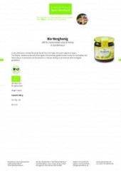 Krauterhaus Sanct Bernhardt Organic Mountain Honey, 500 г