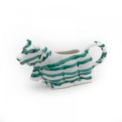 Gmundner Keramik Gmundner Keramik Grungeflammt Milchgiesser Milchkuh 0,16 L / h: 9,2 cm Gmundner Ceramics Молочник с зеленым пламенем для коровьего молока 0,16 л / ч: 9,2 см