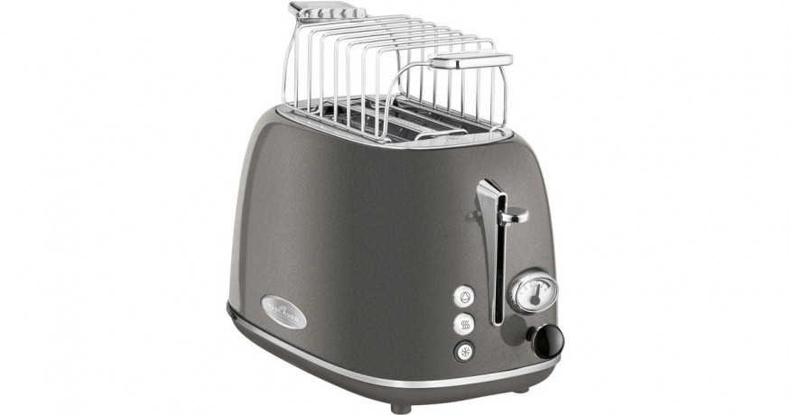 ProfiCook ProfiCook Toaster Vintage PC-TA 1193 anthrazit/chrom, 815 Watt, fur 2 Scheiben Toast  anthrazit/chrom Тостер ProfiCook Vintage PC-TA 1193 антрацит/хром, 815 Вт, на 2 ломтика тостов