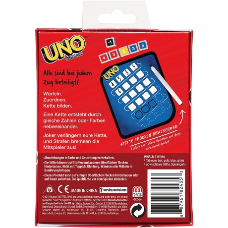 Mattel Mattel Games UNO Wurfelspiel Mattel Games UNO игра в кости