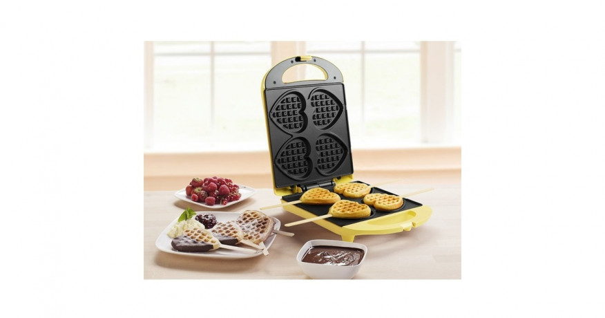 Bestron Bestron Herzwaffeleisen DSW271 gelb, 780 Watt gelb Вафельница Bestron сердце DSW271 желтая, 780 Вт
