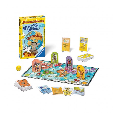 Ravensburger Mitbringspiel Mauseschlau  Barenstark: Wissen und Lachen Возьмите с собой игру Mauseschlau Barenstark: знания и смех