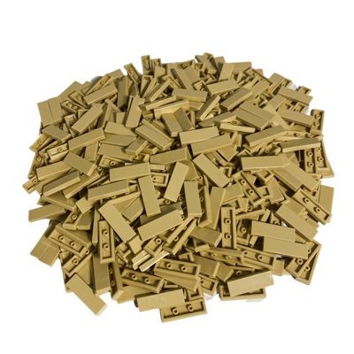 LEGO LEGO 1x3 Fliesen Beige - Tan Plate 63864 Stuckzahl 250x LEGO 1x3 Tiles Beige — Tan Plate 63864 Количество деталей: 250x